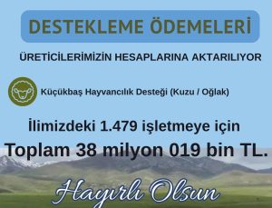 Edirne’ye 38 milyon 19 bin TL destek