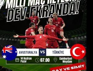 Milli maç heyecanı Keşan’da dev ekranda yaşanacak