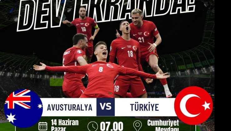Milli maç heyecanı Keşan’da dev ekranda yaşanacak