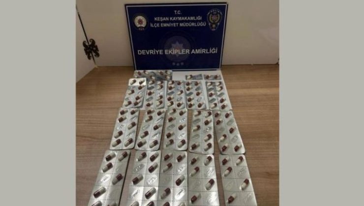 Bir kişiden 115 sentetik ecza çıktı