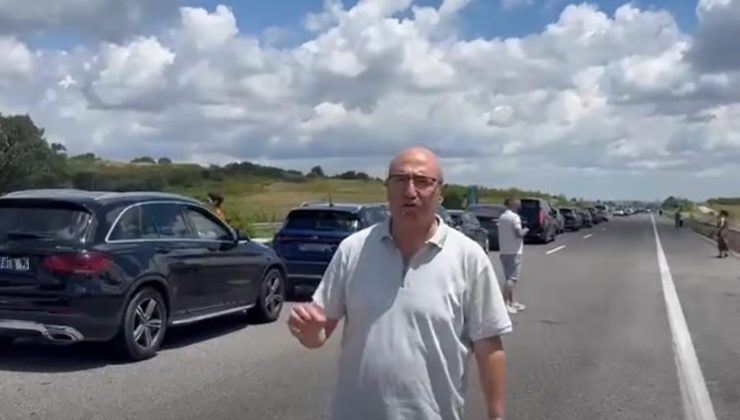CHP’li Tanal’ın da paylaştığı kuyruk 5 km’yi aştı