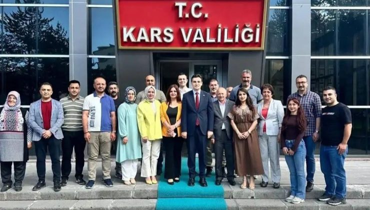Kaymakam Güzel, Kars Valiliği personeliyle vedalaştı