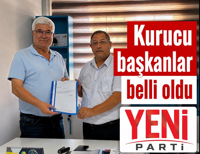 Kurucu başkanlar belli oldu