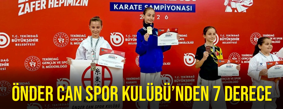 Önder Can Spor Kulübü’nden 7 derece